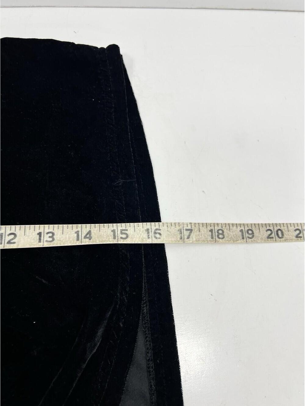 Free People x Revolve Vivienne Black Velvet Velour Ruched Short Mini Skirt Sz 4 - Picture 7 of 7